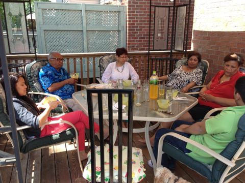 On the deck — everybody out