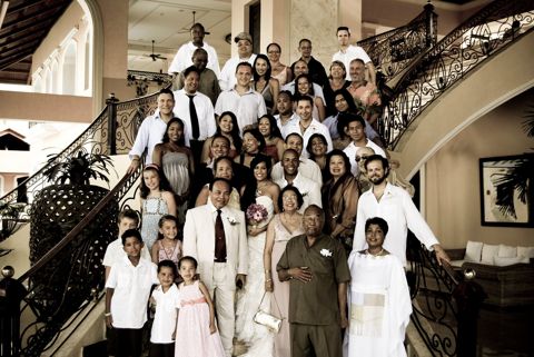 The wedding — everybody
